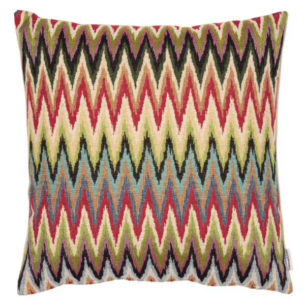 Zigzag Summer Woven Cushion - 42x42cm (17