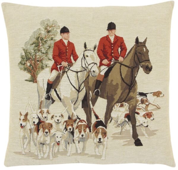Hunting I Tapestry Cushion - 46x46cm (18