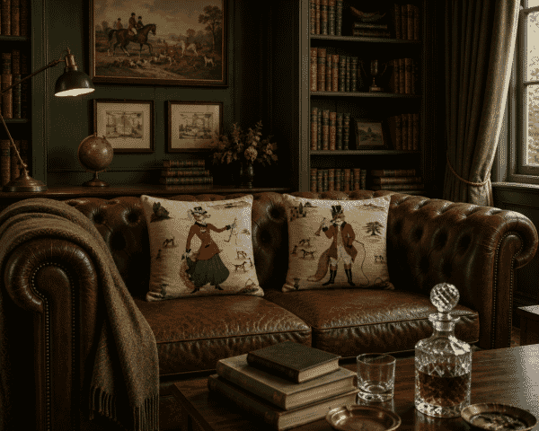 The Hon. Freddie Fox Tapestry Cushion - 46x46cm (18