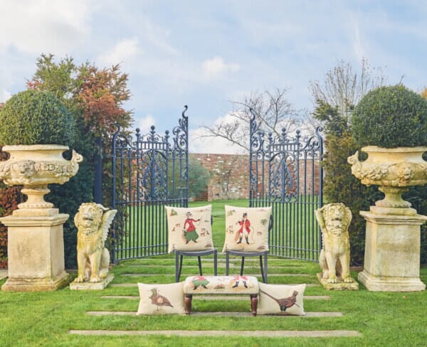 Henry Grouse the Stalker Cushion with Feather Filler - 33x46cm (13