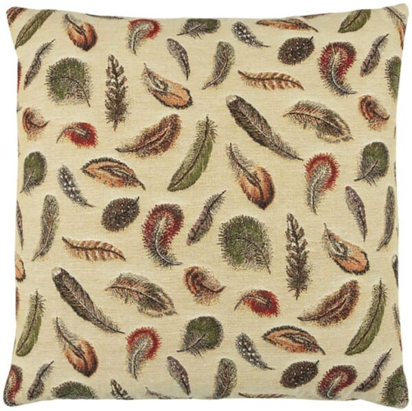 Feathers Tapestry Cushion - 46x46cm (18