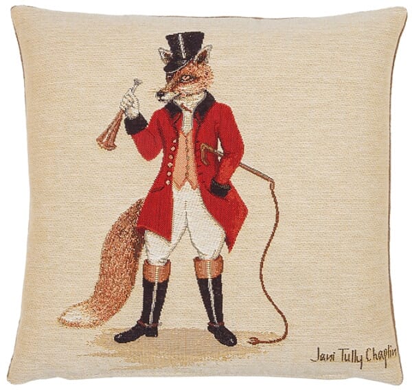 The Hon. Freddie Fox Cushion with Feather Filler - 33x33cm (13