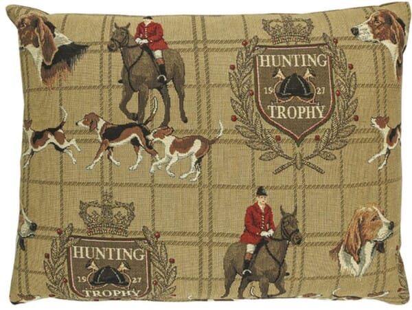 Hunting Trophy Cushion with Feather Filler - 33x46cm (13
