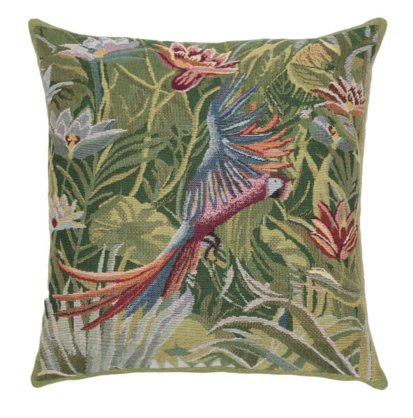 Rousseau Tropical Parrot I Tapestry Cushion - 46x46cm (18
