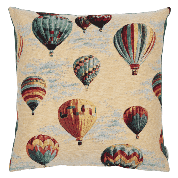 Hot Air Balloons Woven Cushion - 42x42cm (17