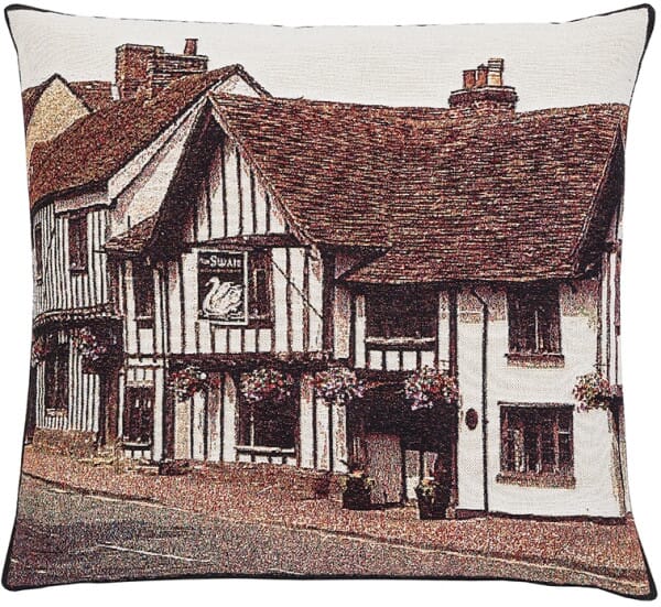 The Old Swan Tapestry Cushion - 46x46cm (18