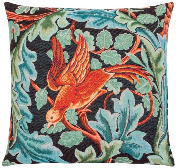 Acanthus & Bird Tapestry Cushion - 46x46cm (18
