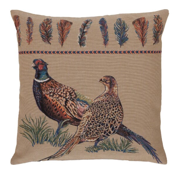 Brace of Pheasants Tapestry Cushion - 46x46cm (18