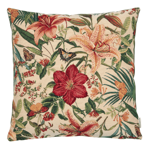 Exotic Garden Woven Cushion - 42x42cm (17