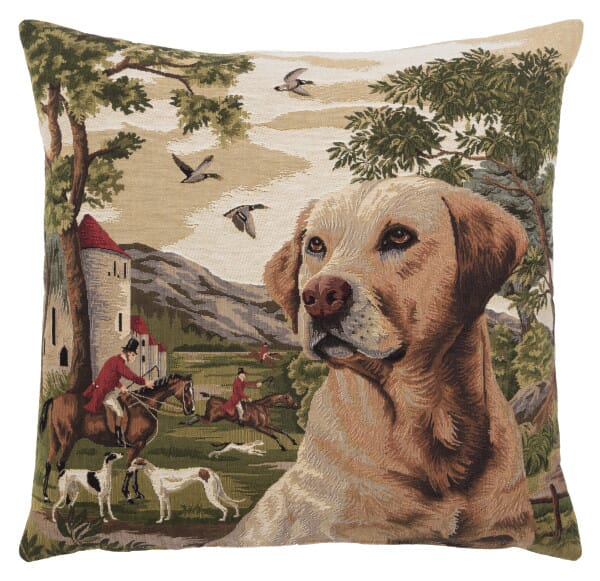 Retriever Tapestry Cushion - 46x46cm (18