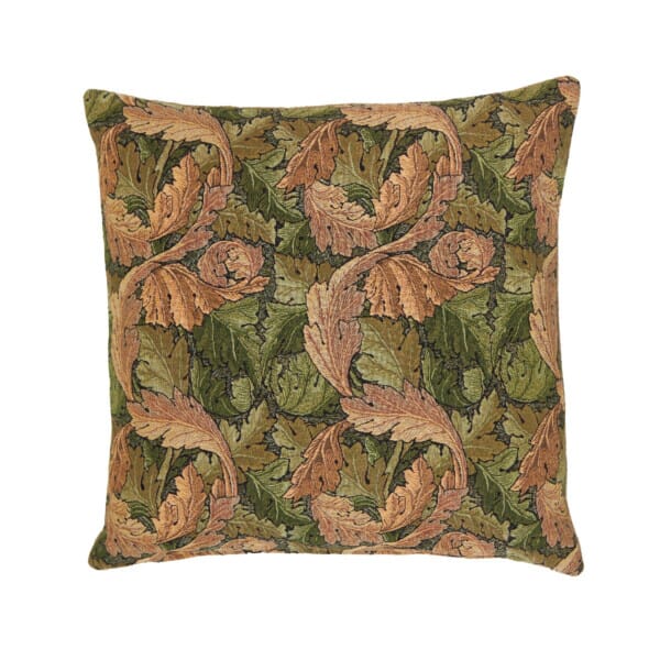Acanthus Leaf Gold Tapestry Cushion - 55x55cm (22