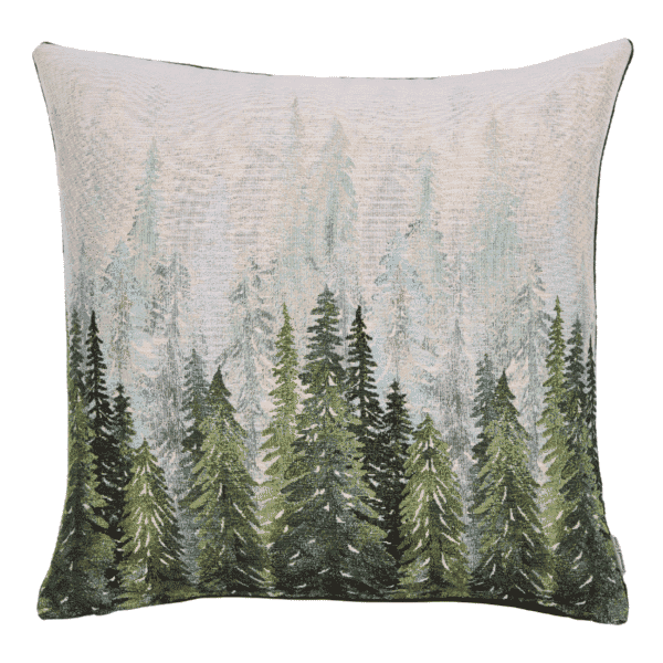 Pine Forest Woven Cushion with Fibre Filler - 55x55cm (22