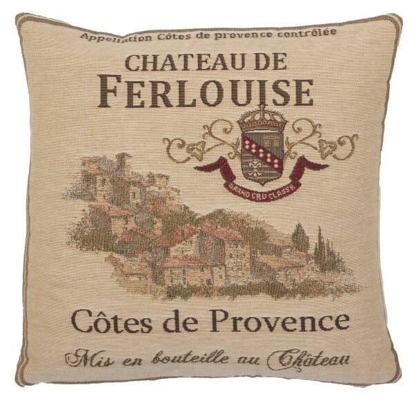 Chateau de Ferlouise Cushion with Feather Filler - 33x33cm (13