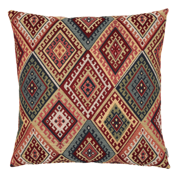 Tapestry Kilim Woven Cushion with Fibre Filler - 55x55cm (22