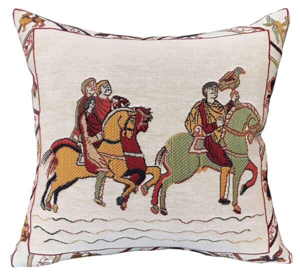 Bayeux - Falconer Tapestry Cushion - 43x43cm (17