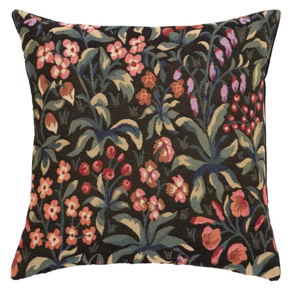 Thousand Flowers Cushion with Feather Filler - 33x33cm (13