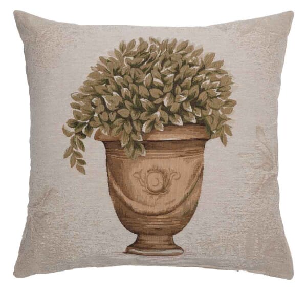 Bay Leaves Regular Cushion with filler - 46x46cm (18