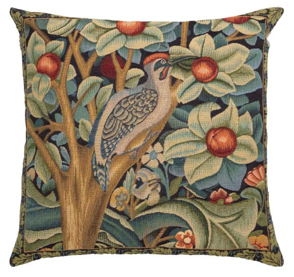 Woodpecker Left Regular Cushion with filler - 46x46cm (18