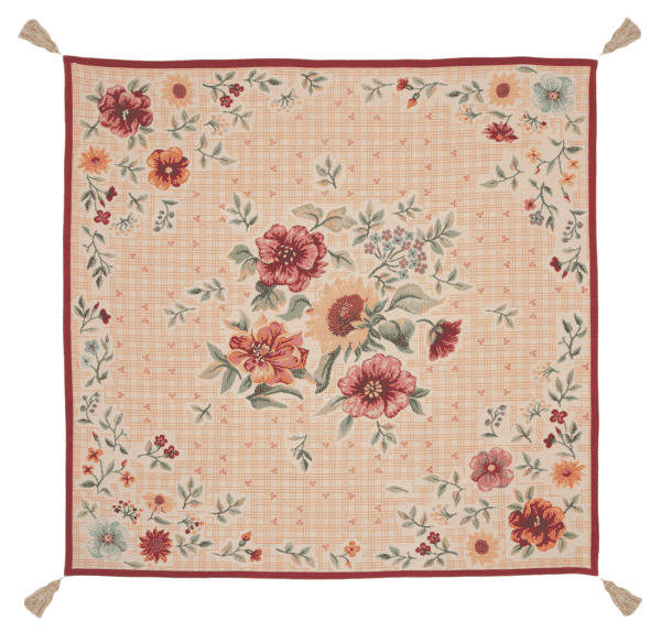 Flowers of the Field Tapestry Throw - 147 x 147cm (57