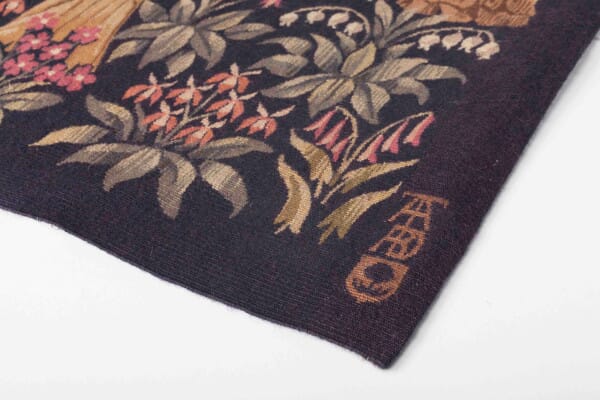 Chasse a la Courre Antique Original Tapestry - 140 x 230 cm (4'8