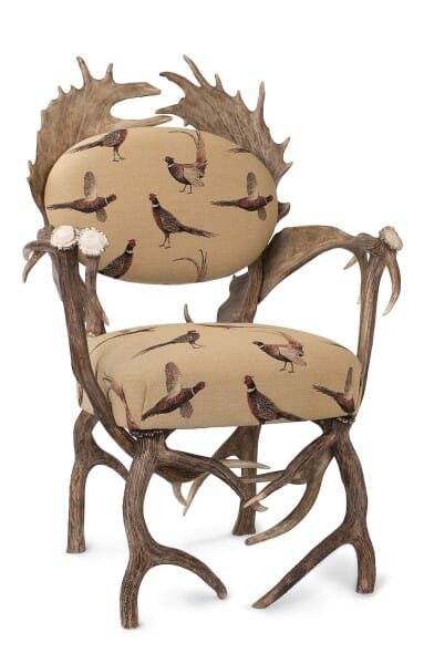 Country Pheasants Tapestry Fabric