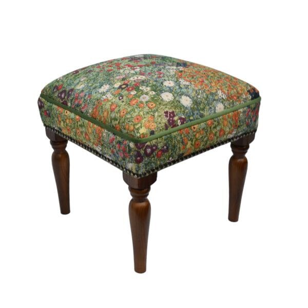 Klimt Garden Upholstered Stool
