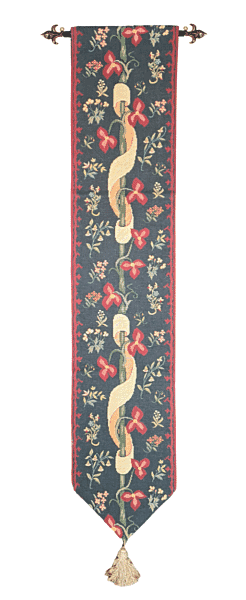 Medieval Flowers Tapestry Banner - 169 x 32cm (67