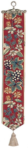 Vines Red Bellpull