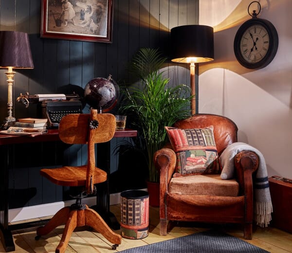 Library Tapestry Waste Bin