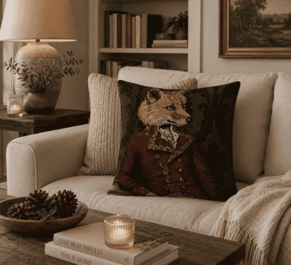 Sir Francis Fox Tapestry Cushion - 46x46cm (18