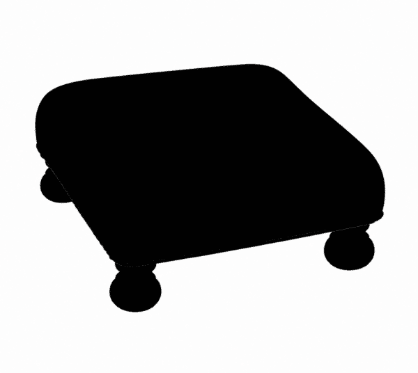 Upholstered Footstool - Customer's own Material