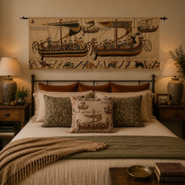 Bayeux - Norman Fleet Loom Woven Tapestry - 3 Sizes Available