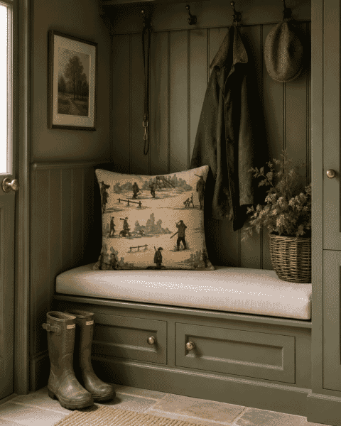 The Country Shoot Tapestry Cushion - 46x46cm (18