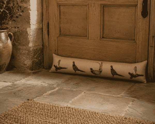 Country Pheasants Draught Excluder - 90cm x 20cm (36