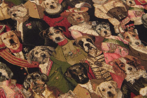 Dogs Party Tapestry Fabric