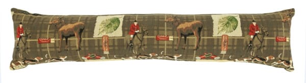 Hunting - Brown Tartan Draught Excluder