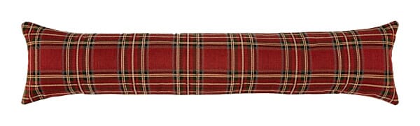 Red Tartan Draught Excluder