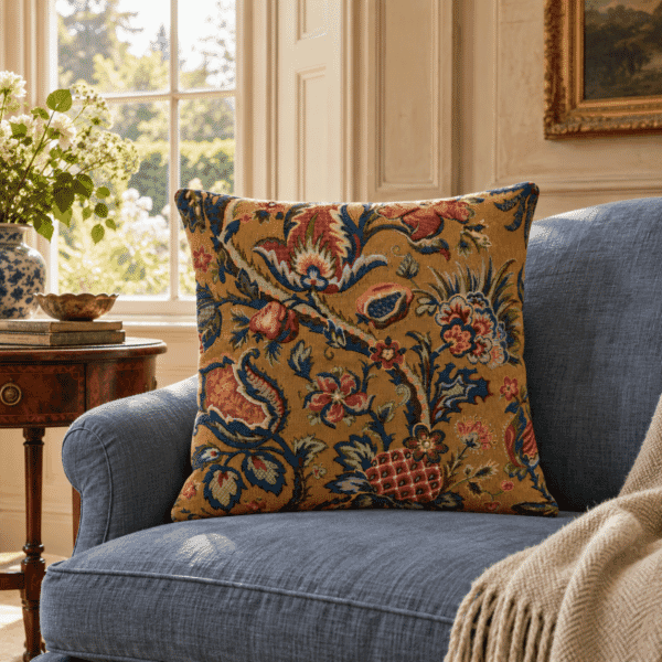 Gilded I Tapestry Cushion - 46x46cm (18