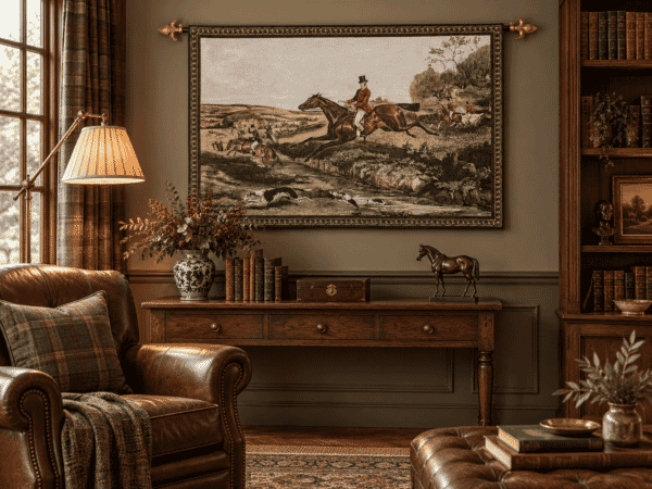 Full Cry Loom Woven Tapestry - 85 x 125 cm (2'8