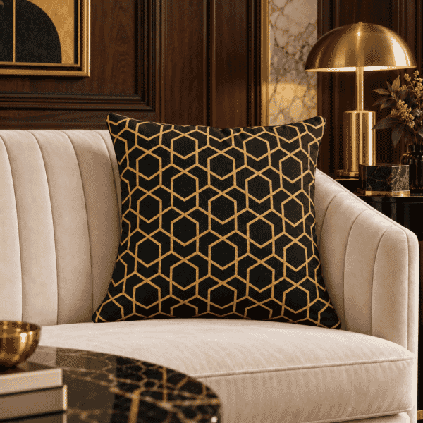 Deco Noir Tapestry Cushion - 46x46cm (18