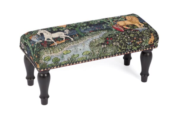 Heraldic Lion & Unicorn Narrow Stool