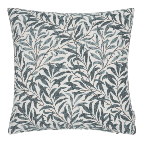 Willow Bough Blue Woven Cushion - 42x42cm (17