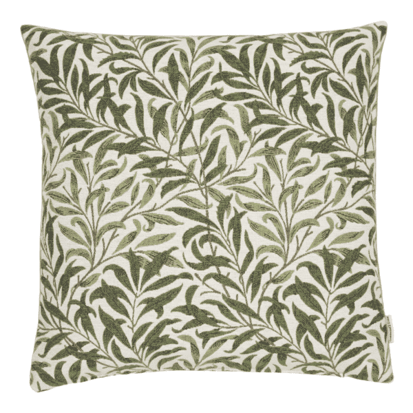Willow Bough Green Woven Cushion - 42x42cm (17