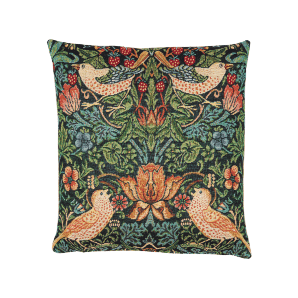 Strawberry Thief Autumn Woven Cushion - 30x30cm (12