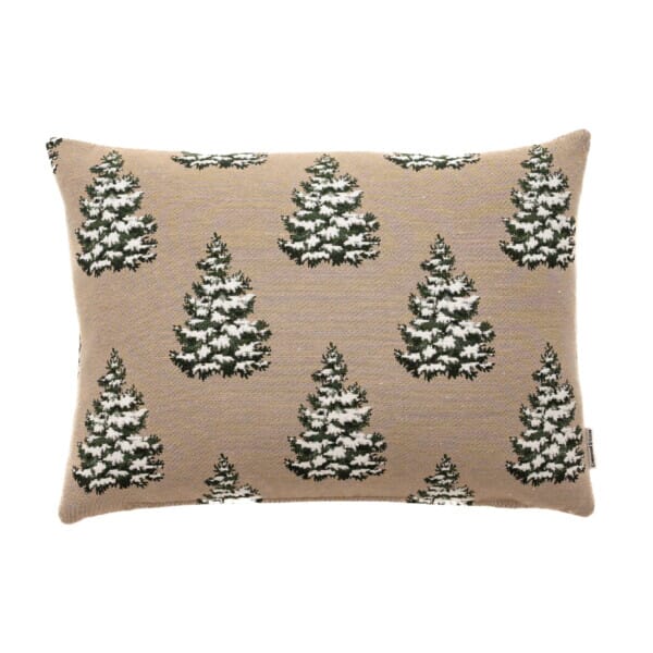 Snowy Trees Woven Cushion - 30x42cm (12
