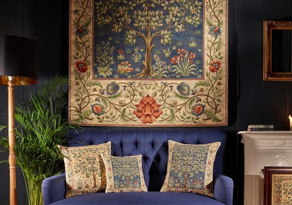 Tree of Life Light Tapestry Cushion - 46x46cm (18