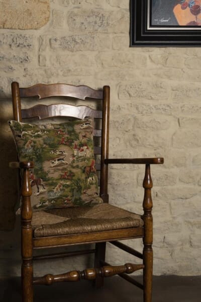 Horse & Hounds Tapestry Cushion - 46x46cm (18