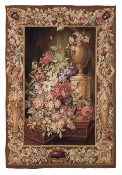 Statue Border Medium Handwoven Tapestry - 190 x 128 cm (6'2