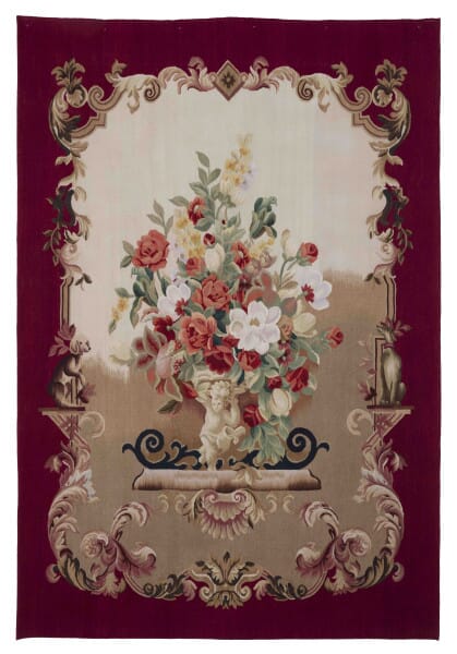 Imperial Vase Handwoven Tapestry - 213 x 146 cm (7'0