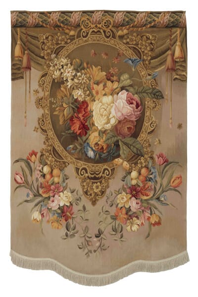 Blossom with Fringe Handwoven Tapestry - 218 x 140 cm (7'2